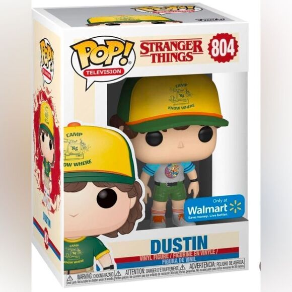 Funko Pop Stranger Things DUSTIN SCIENCE CAMP Vinyl Figure - Picture 1 of 8